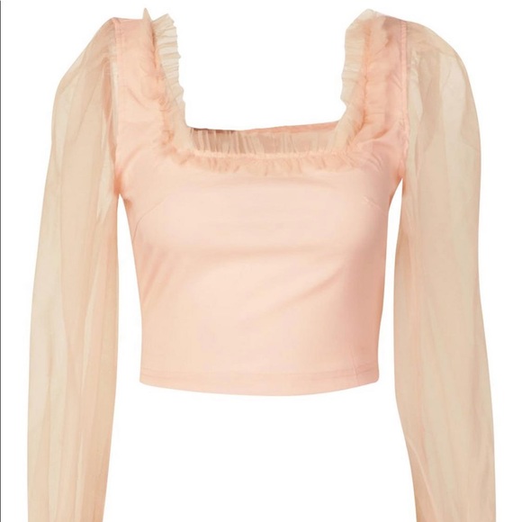 Ruffle Detailed Square neck top - Picture 3 of 6